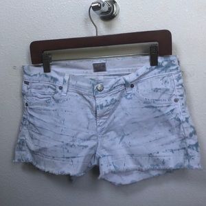 Citizen oh humanity white denim shorts size 29